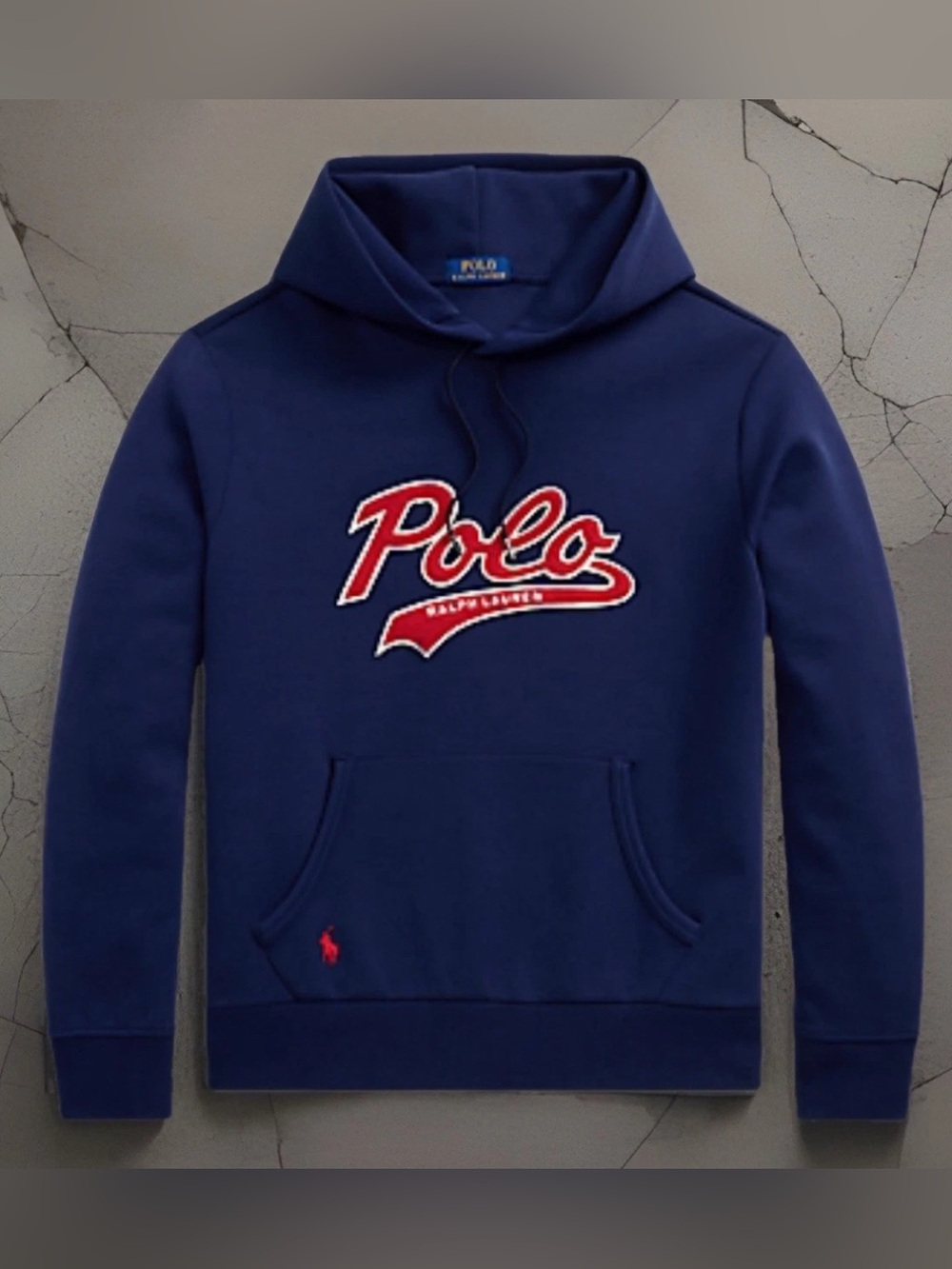 Polo Ralph Lauren Double Knit Tech Script Logo Hoodie
